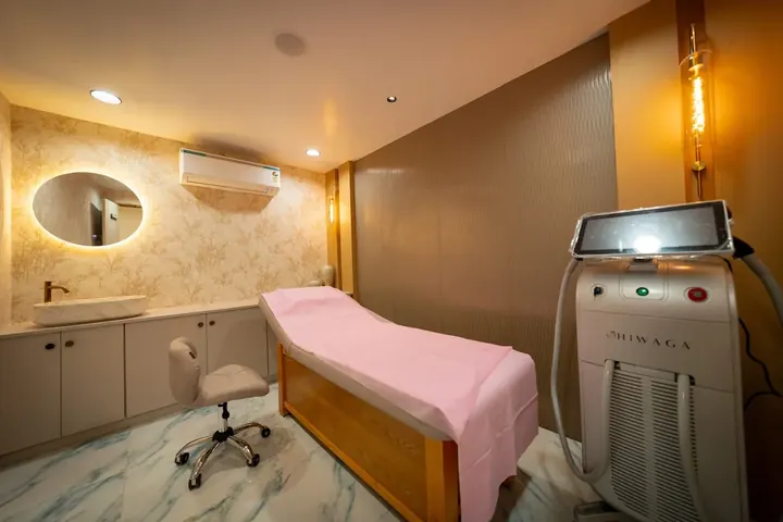 Laser care treatment room at Hiwaga